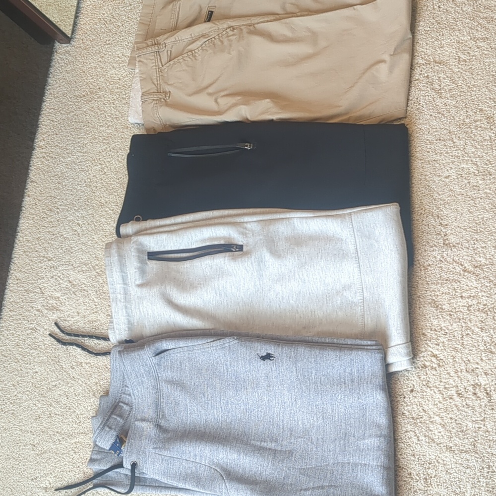 Men's 3 Joggers and 1 Khaki